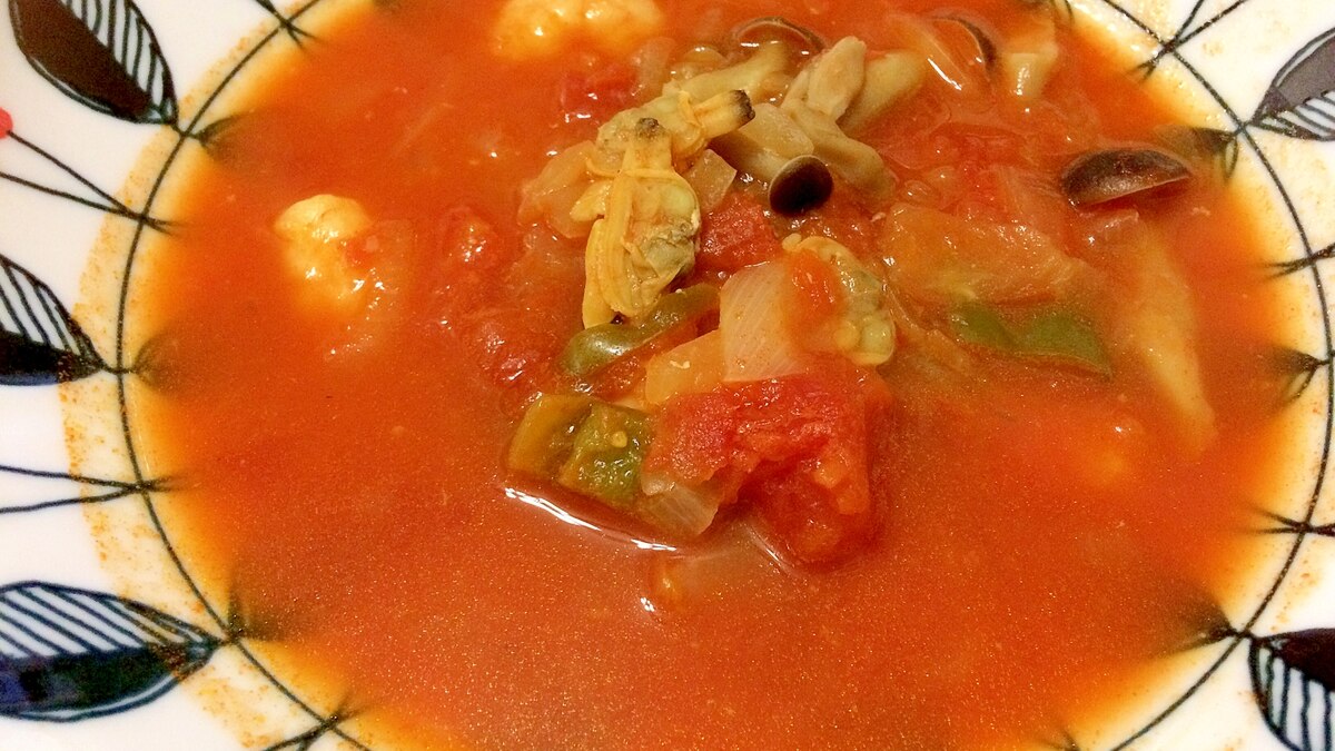 サフラン 香る魚介のトマトスープ レシピ 作り方 By セレナまま 楽天レシピ